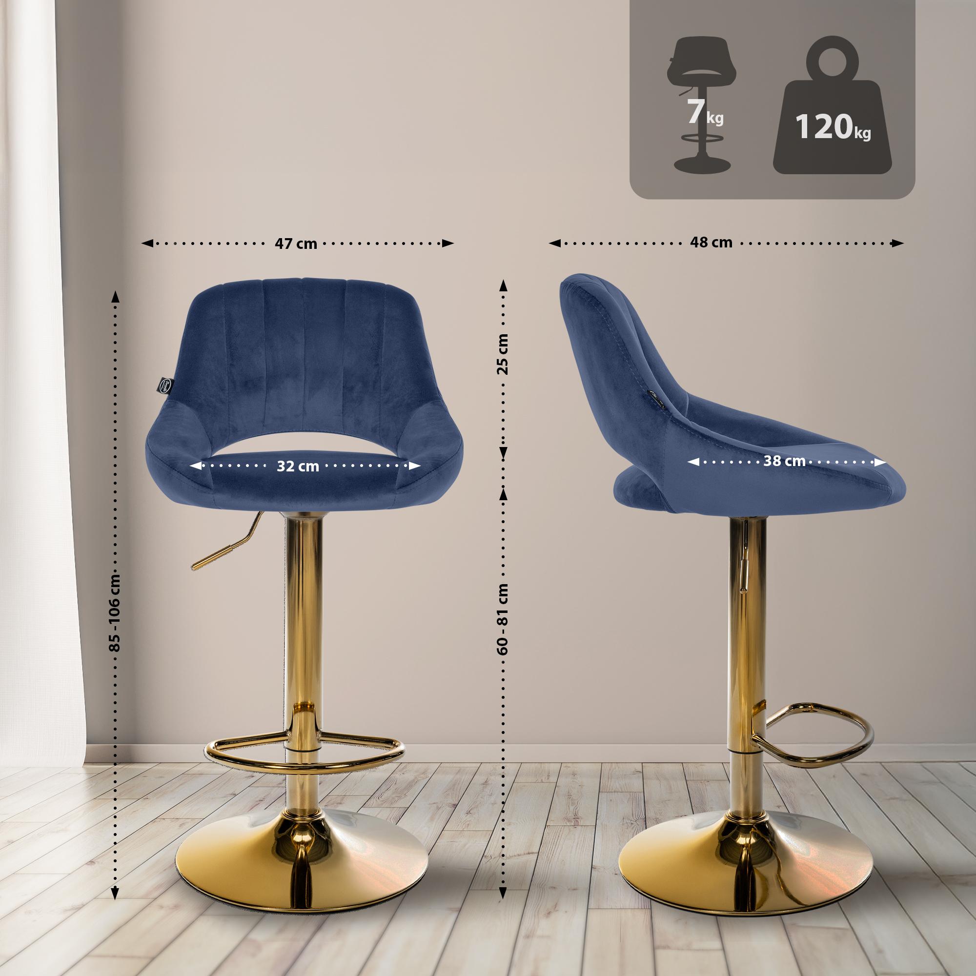 Barhocker Milet Samt
