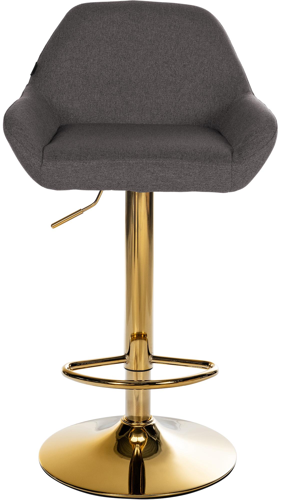 2er Set Barhocker Braga Gold Stoff