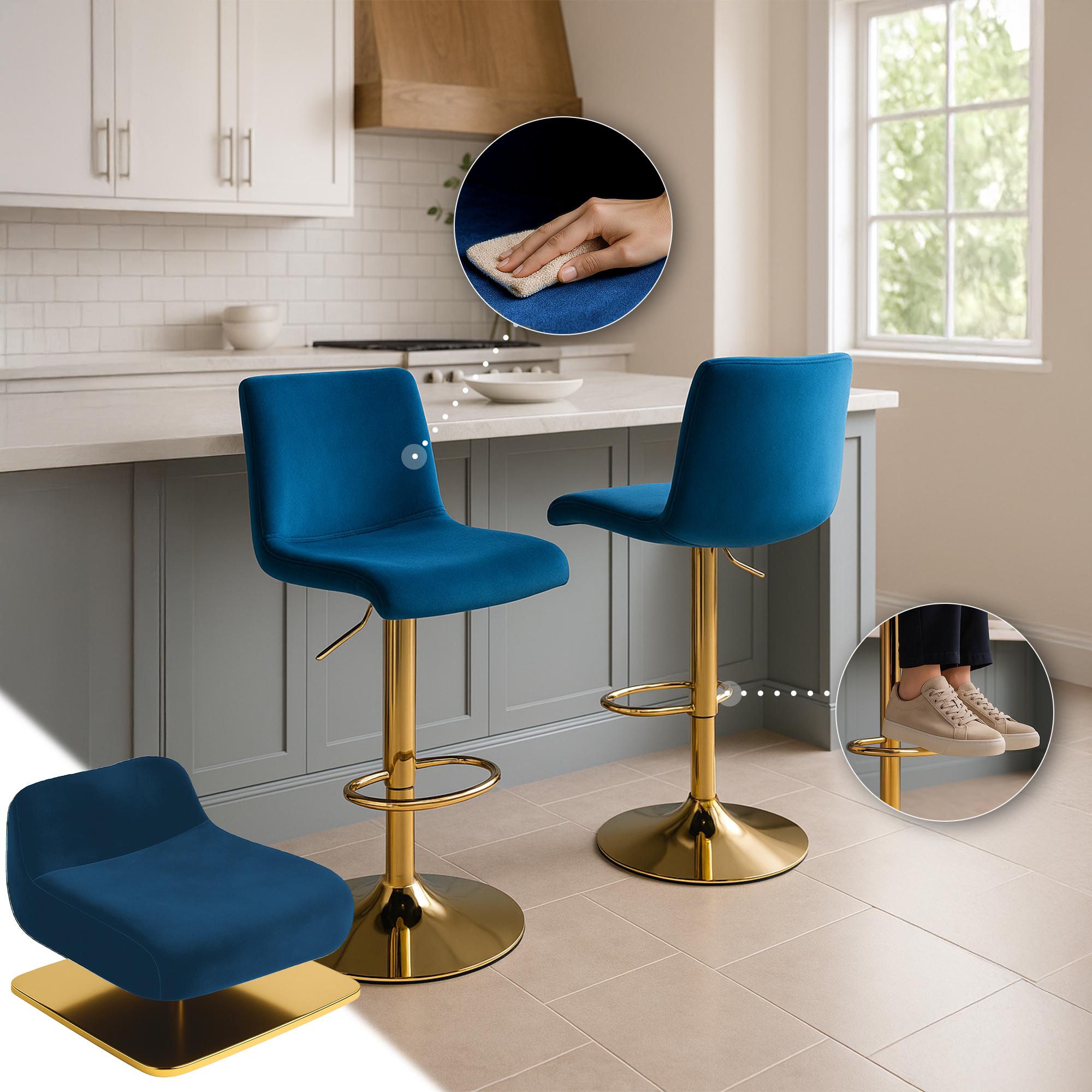 Barhocker Hover Samt