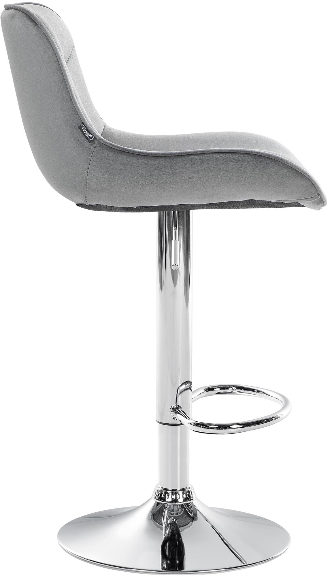 2er Set Barhocker Vonore Samt