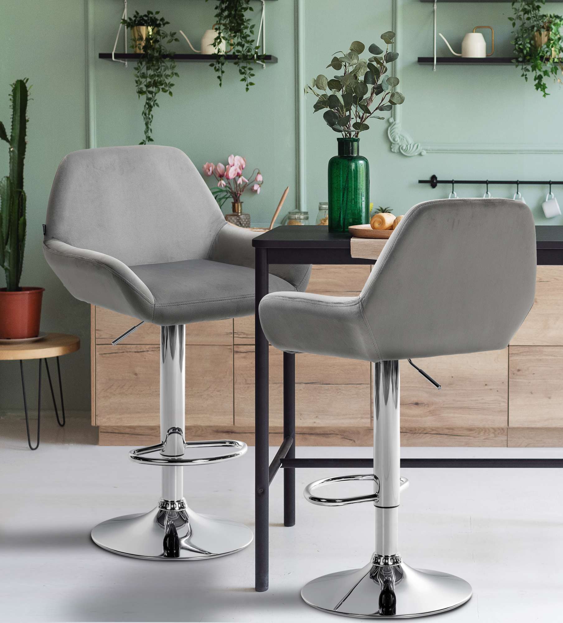 Barhocker Braga Samt