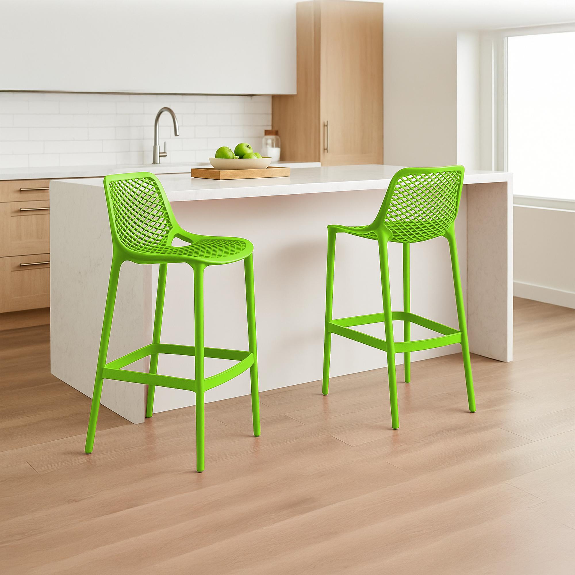 2er Set Outdoor Barhocker Air