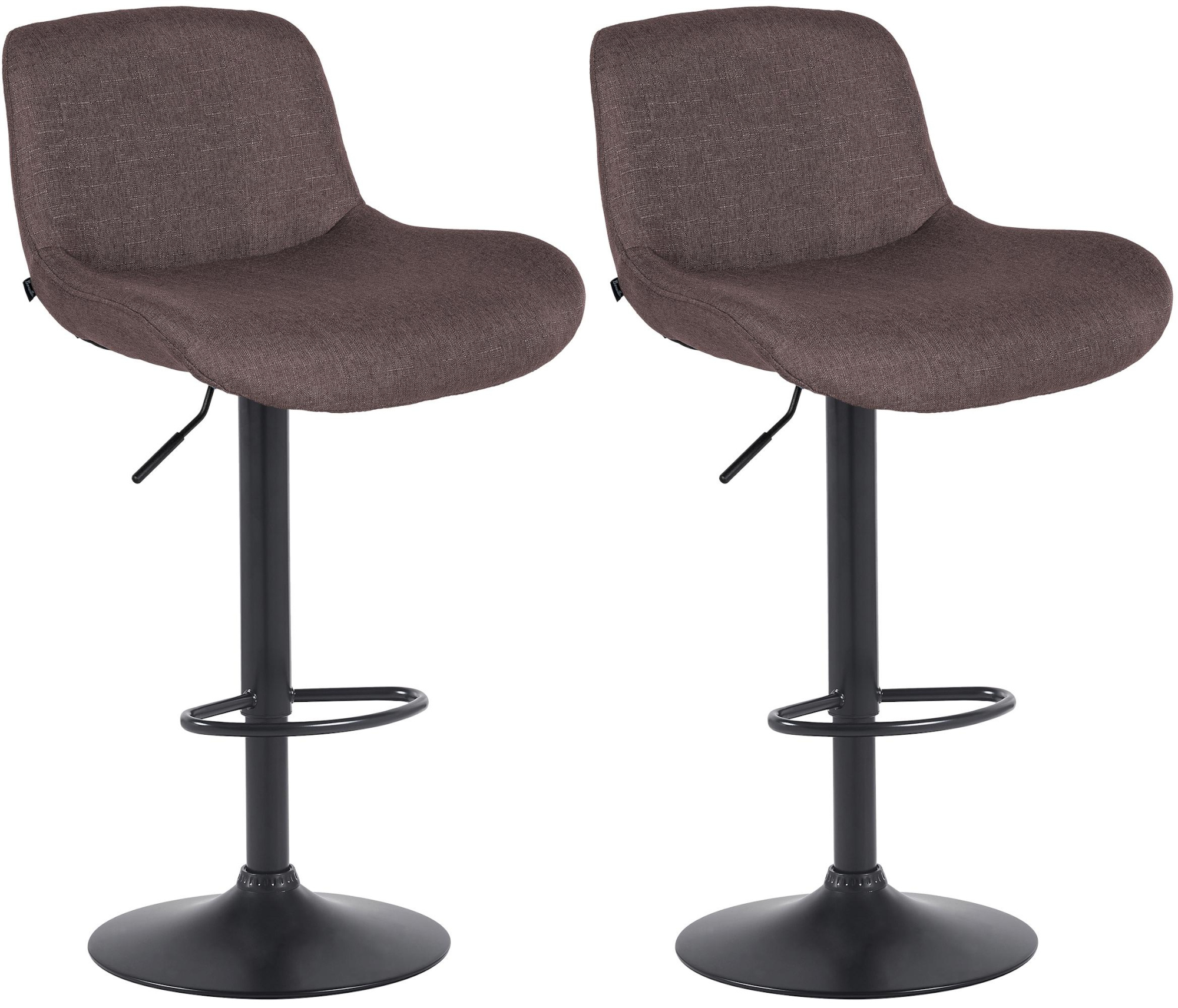 2er Set Barhocker Solon Schwarz