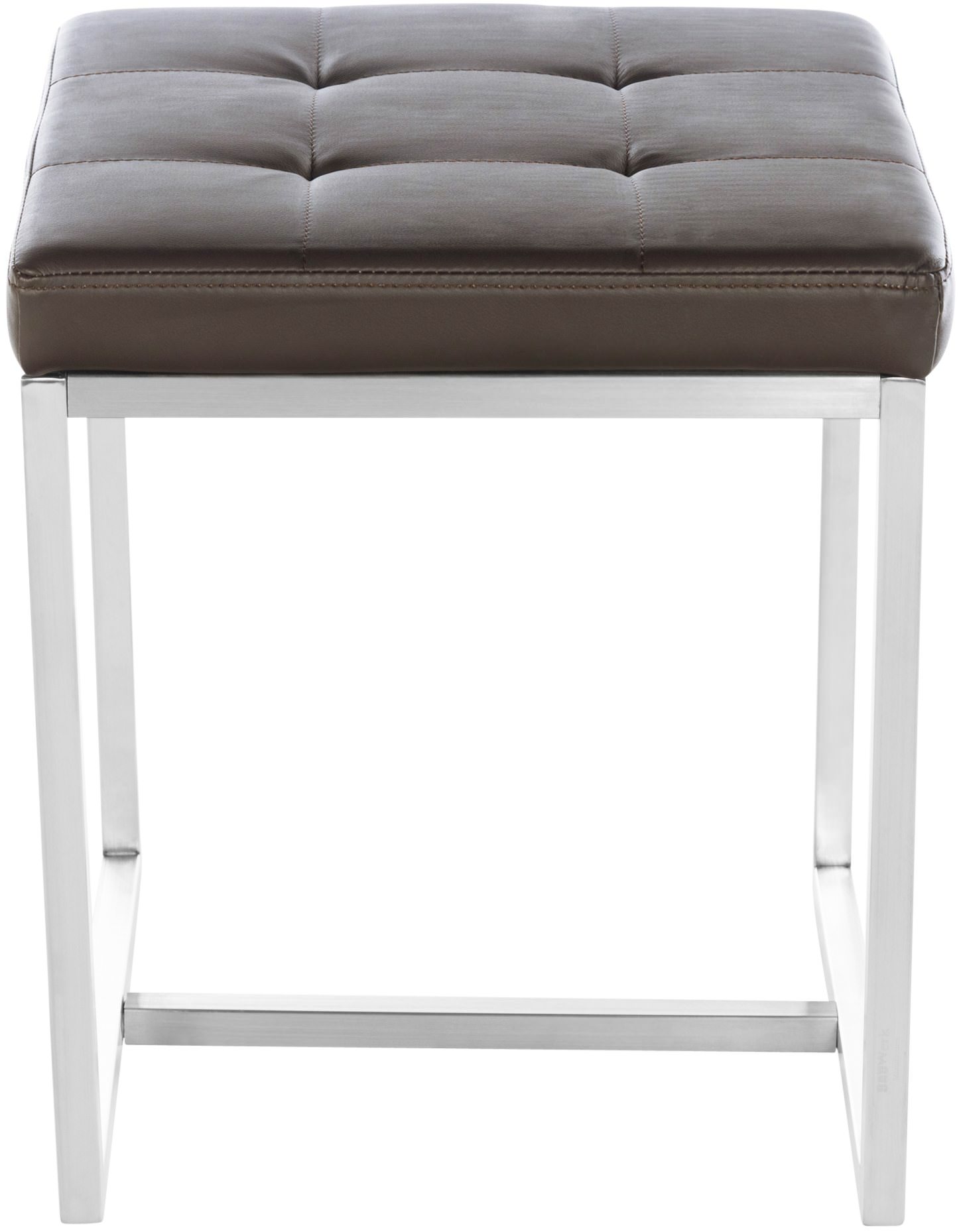 2er Set Edelstahl Sitzhocker Barci