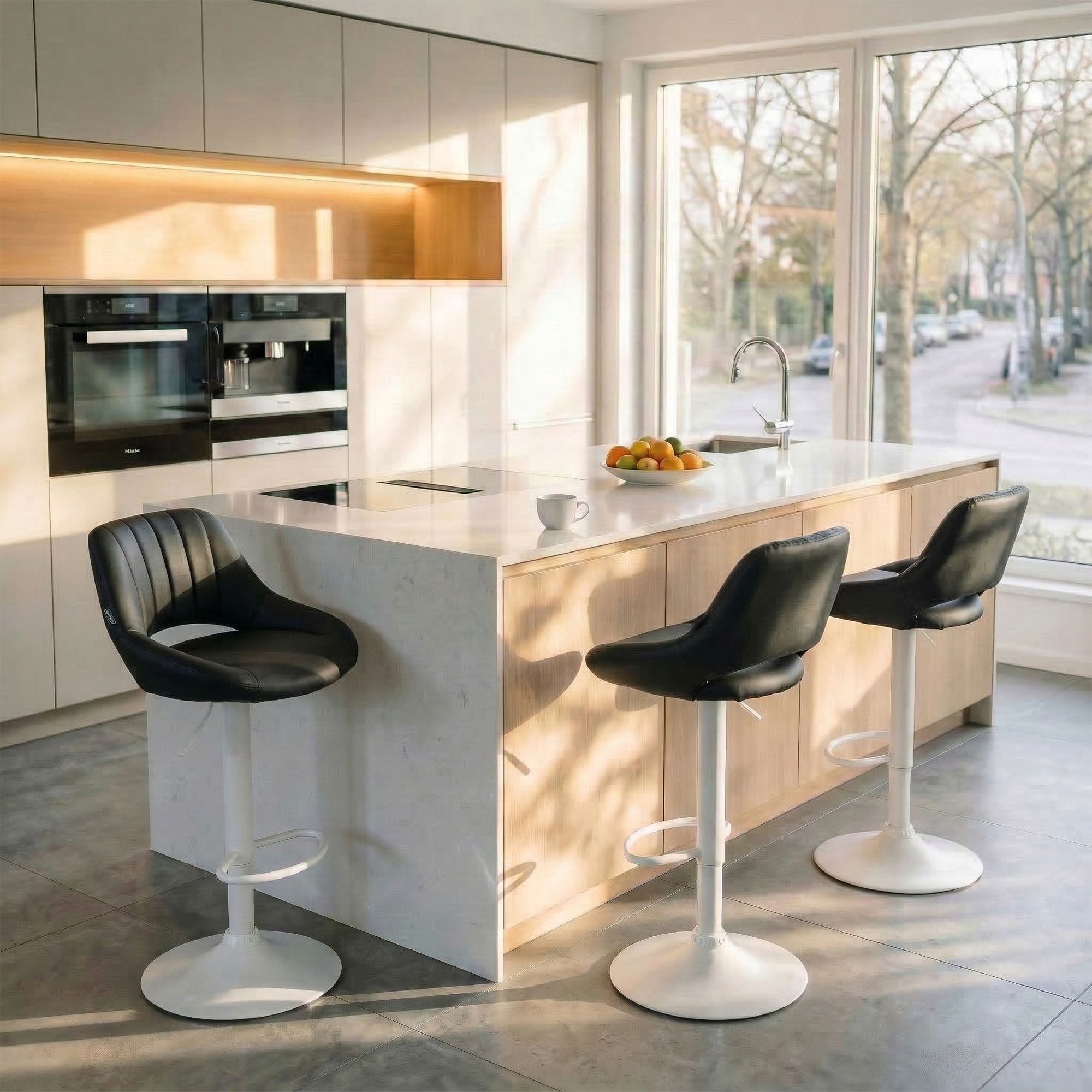 2er Set Barhocker Milet Kunstleder