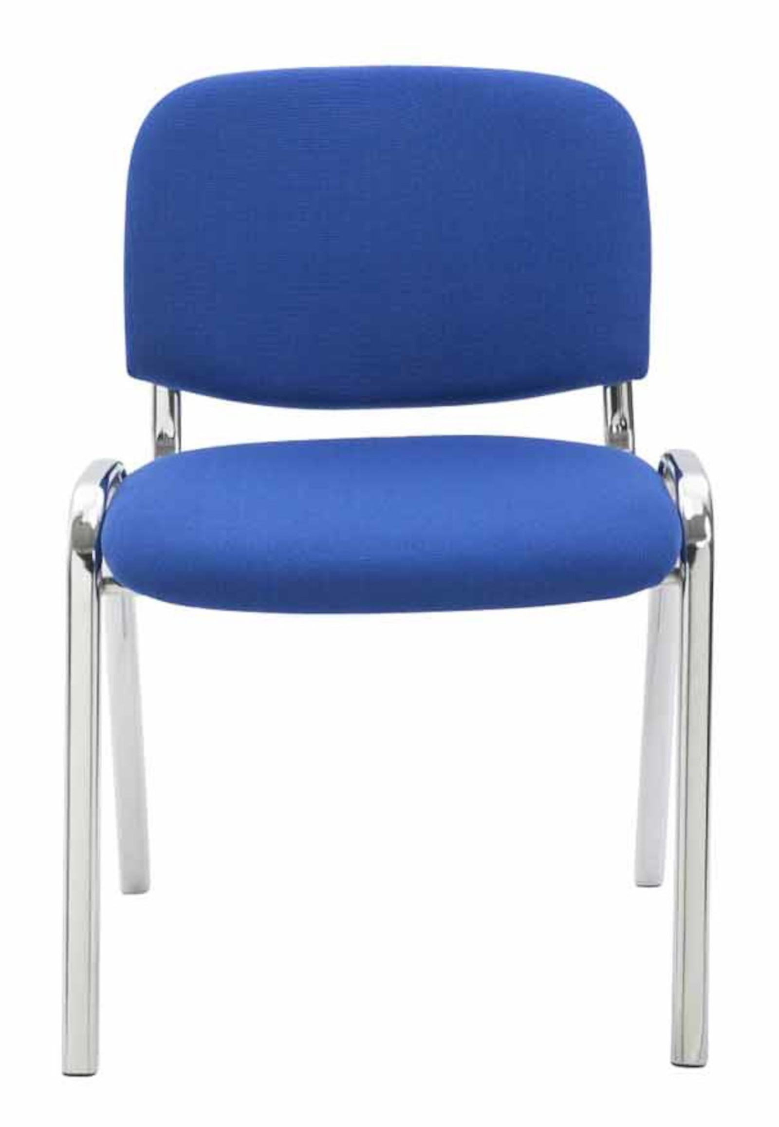 4er Set Stühle Ken Chrom Stoff