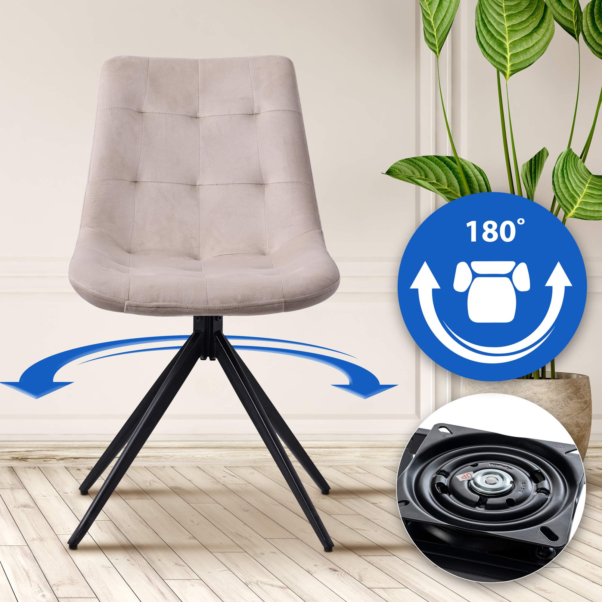 2er Set Esszimmerstuhl Merna