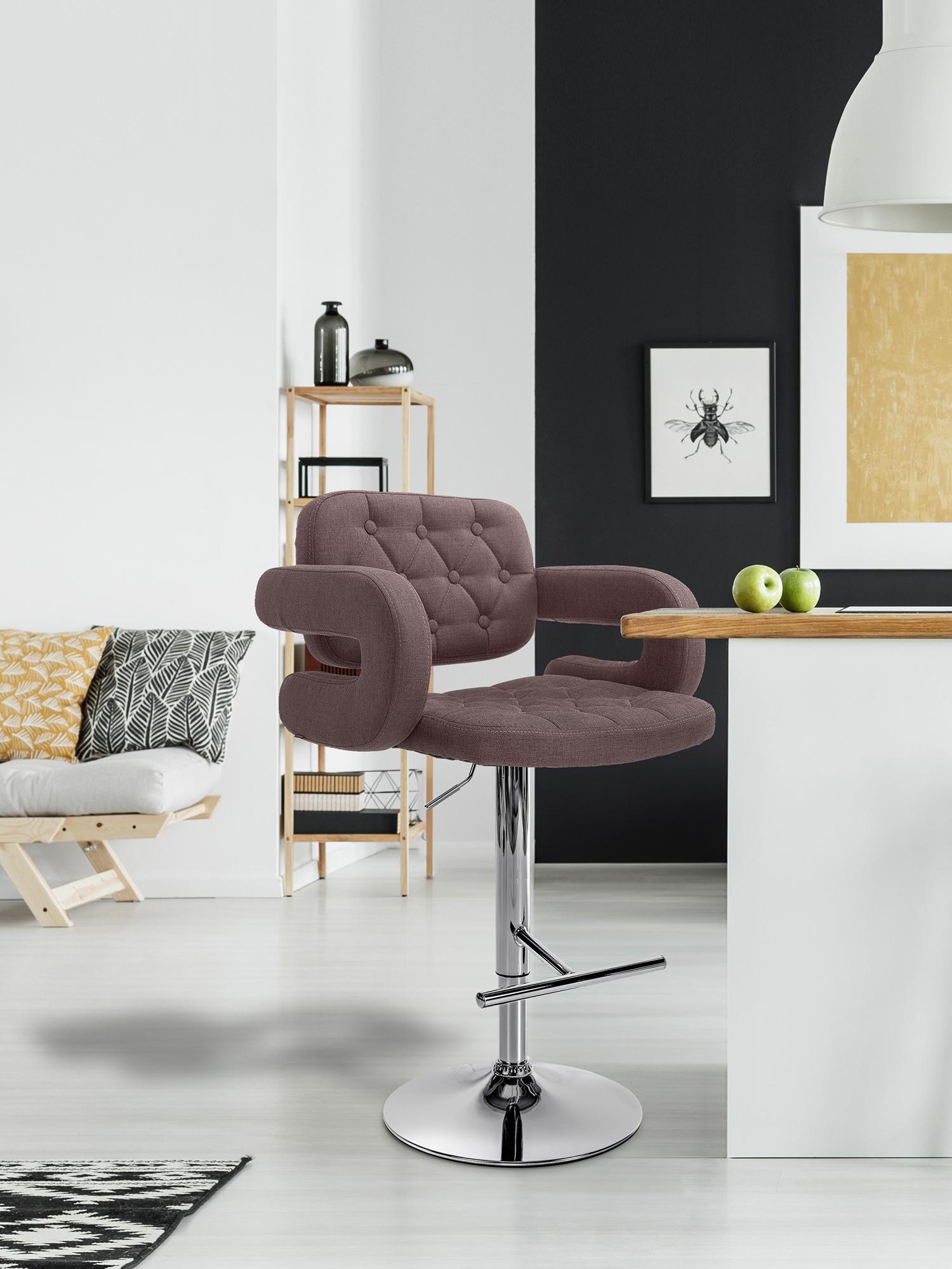 2er Set Barhocker Dublin Stoff