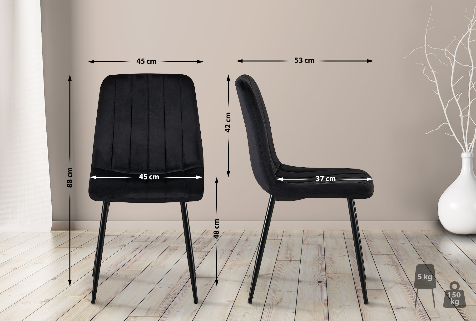 4er Set Stühle Dijon