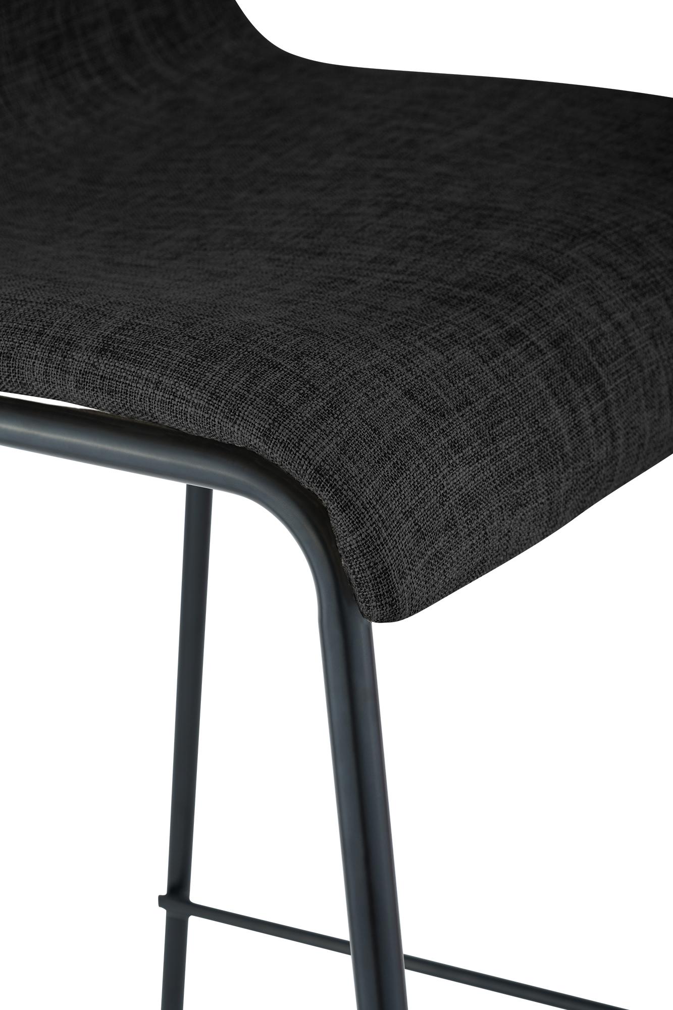 Barhocker Hover Stoff Vierfußgestell