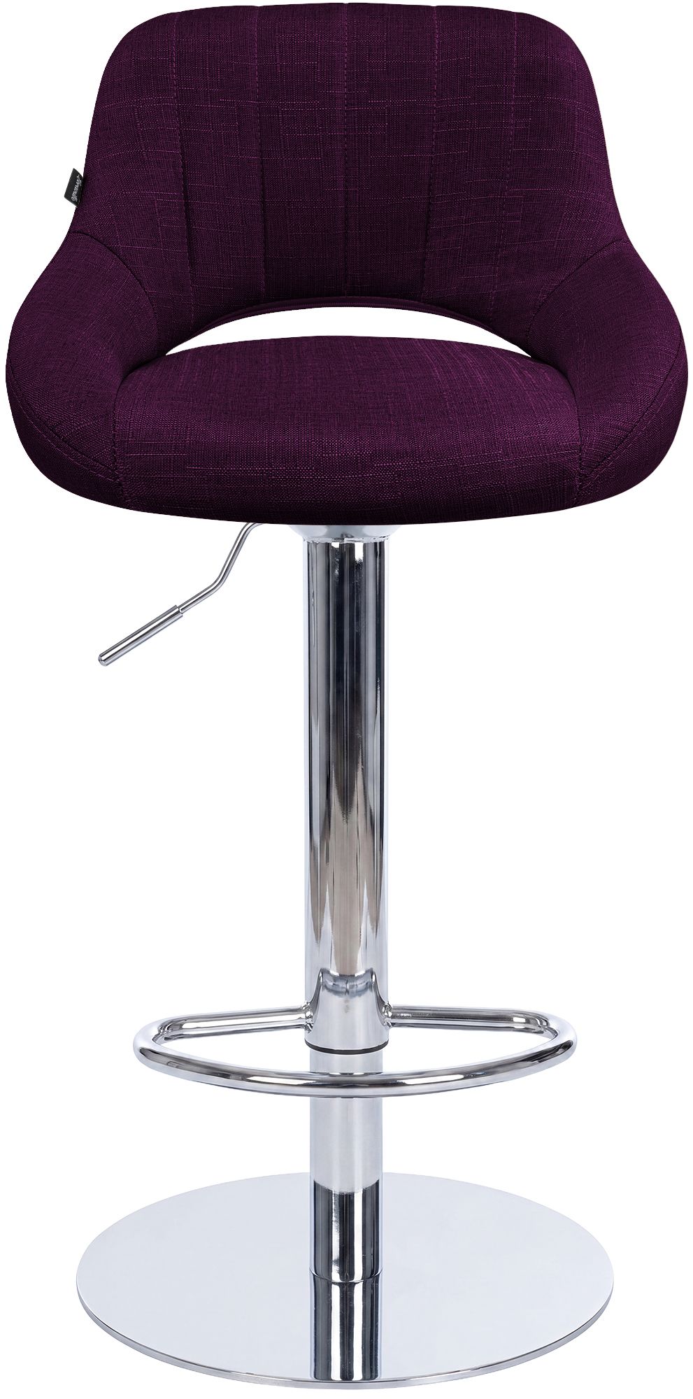 2er Set Barhocker Milet Chrom mit extra schweren Standfüßen
