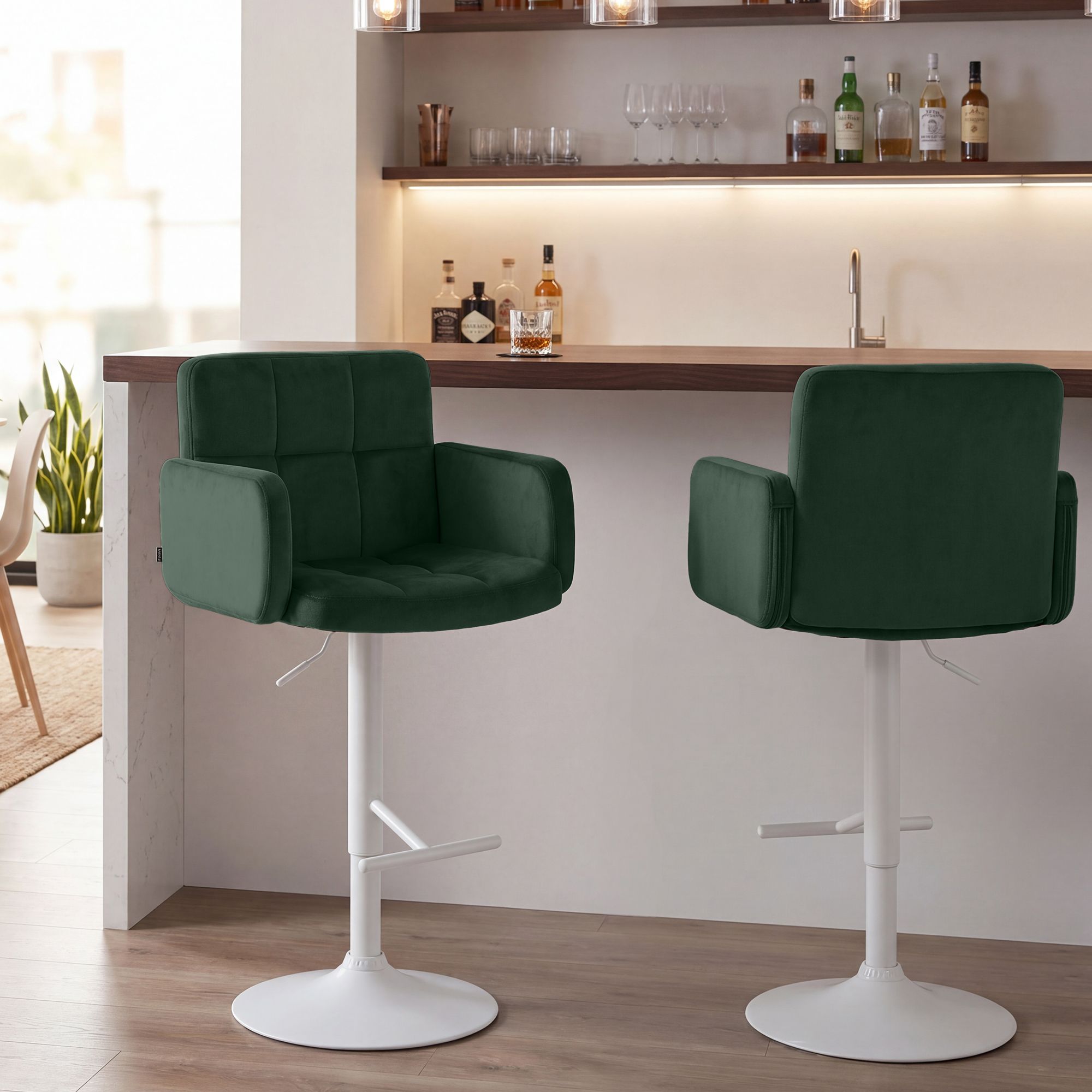 Barhocker Los Angeles Samt