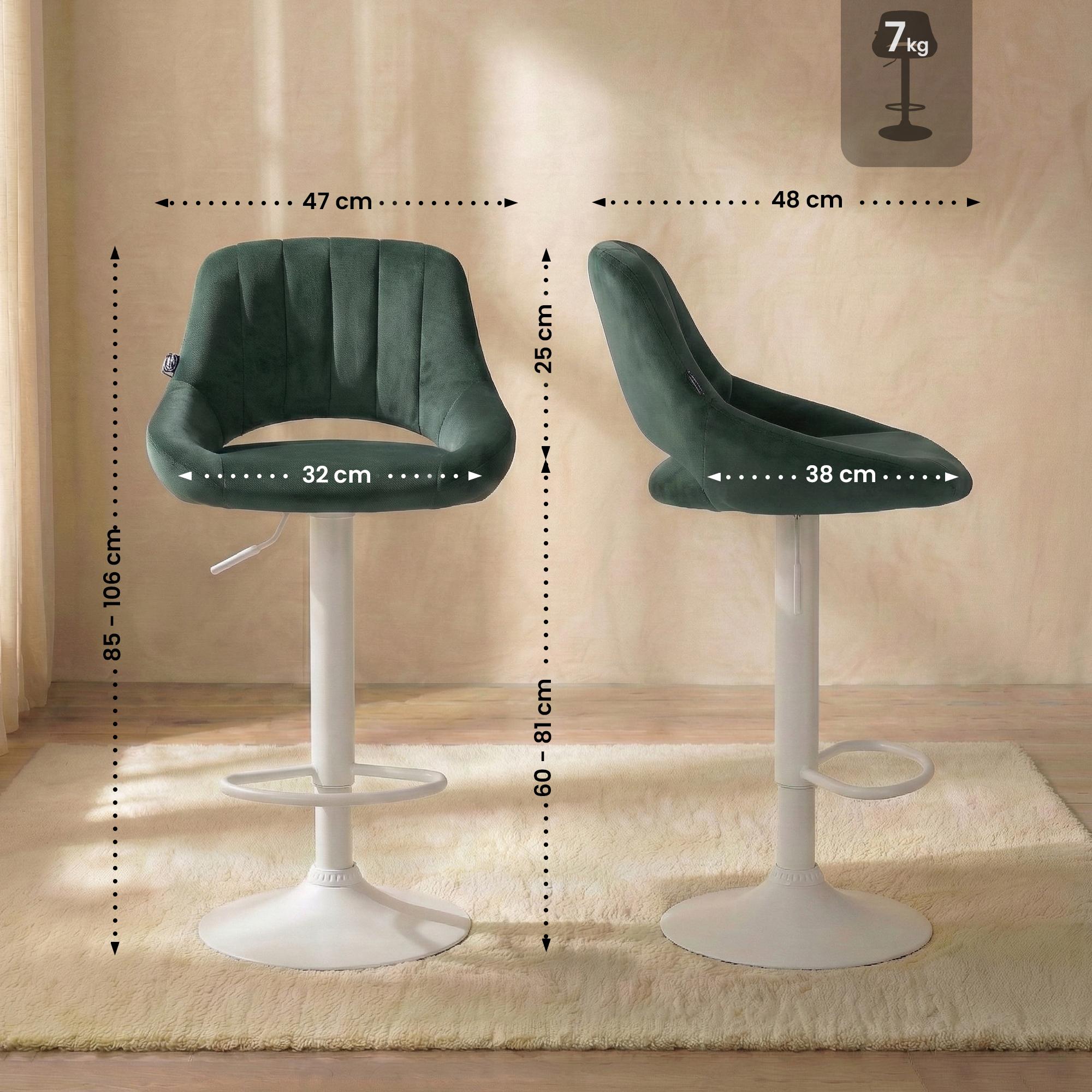 Barhocker Milet Samt