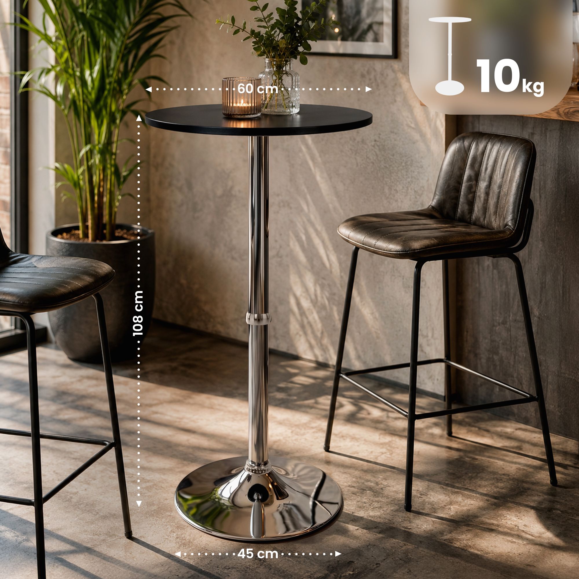 Stehtisch Rund Ø 60 cm