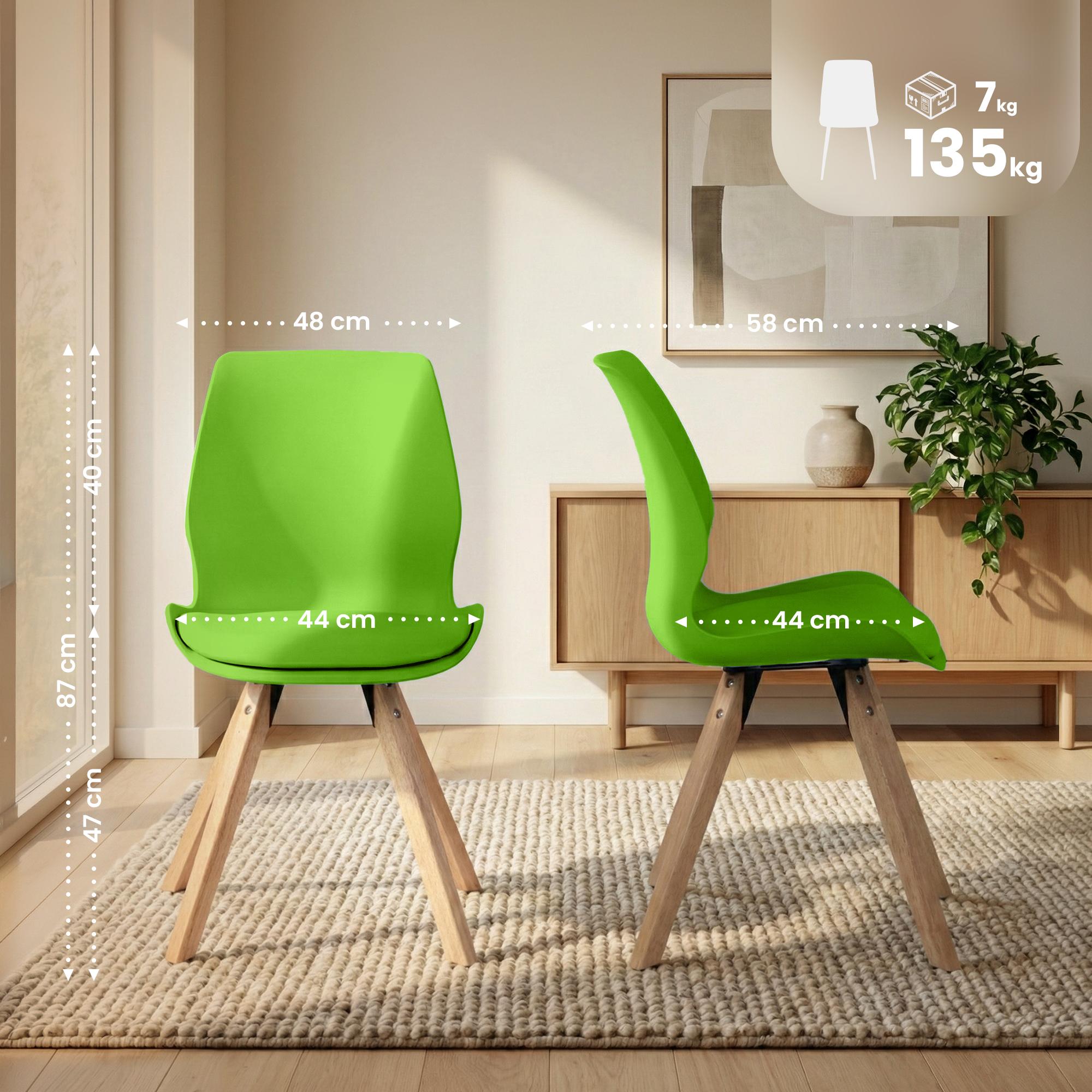 4er Set Stuhl Luna