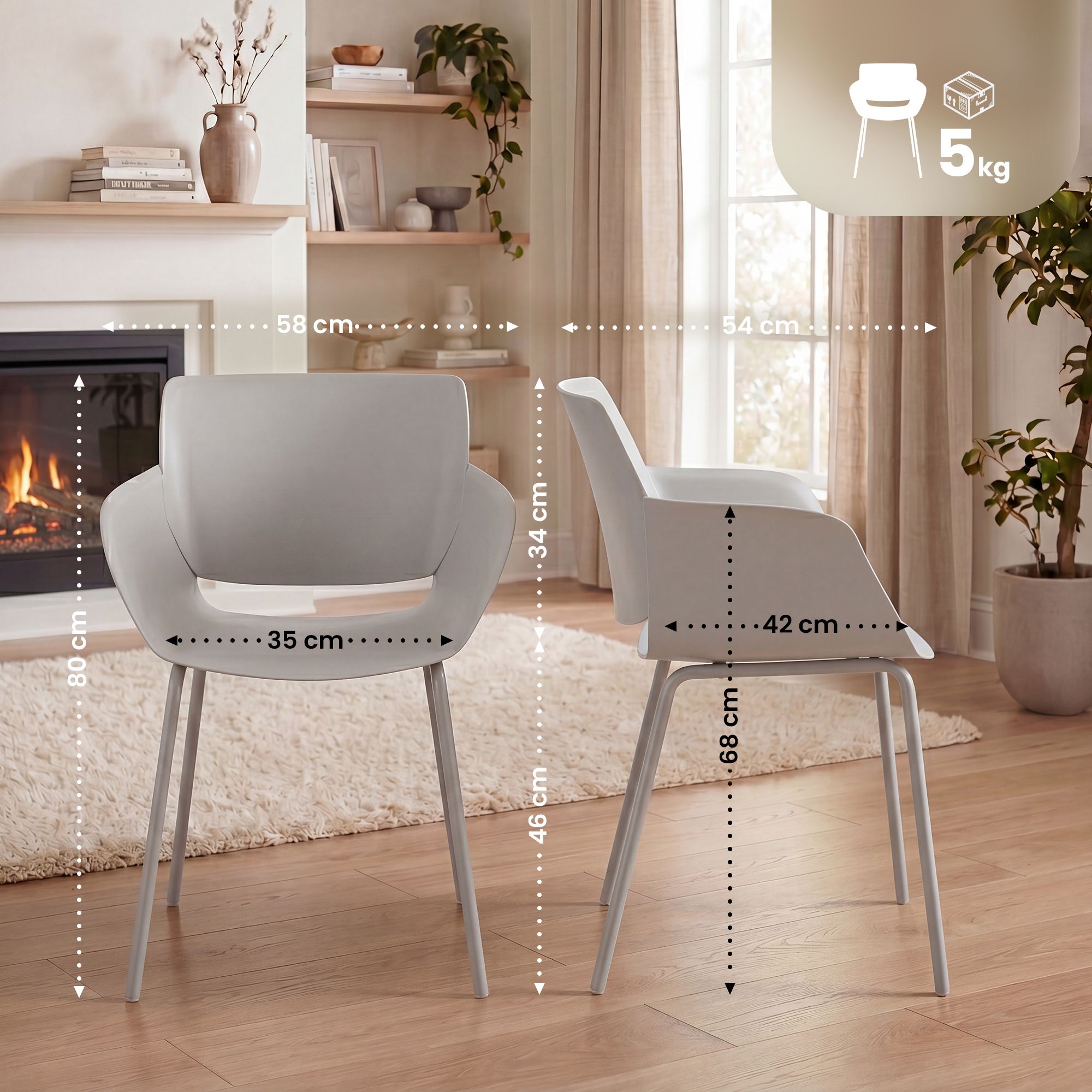2er Set Gartenstuhl Alpena