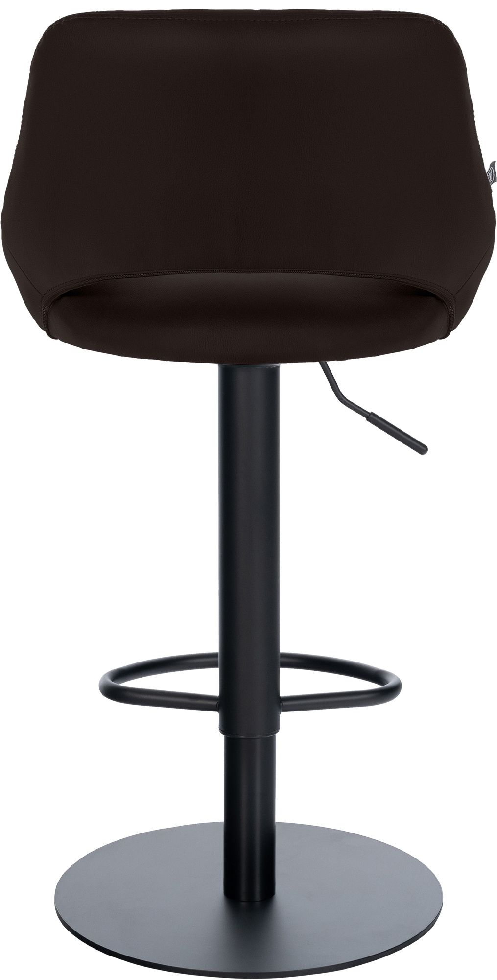 2er Set Barhocker Milet Schwarz mit extra schweren Standfüßen
