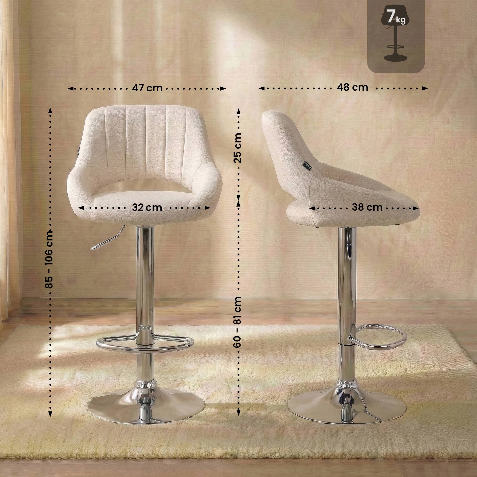Barhocker Milet Stoff