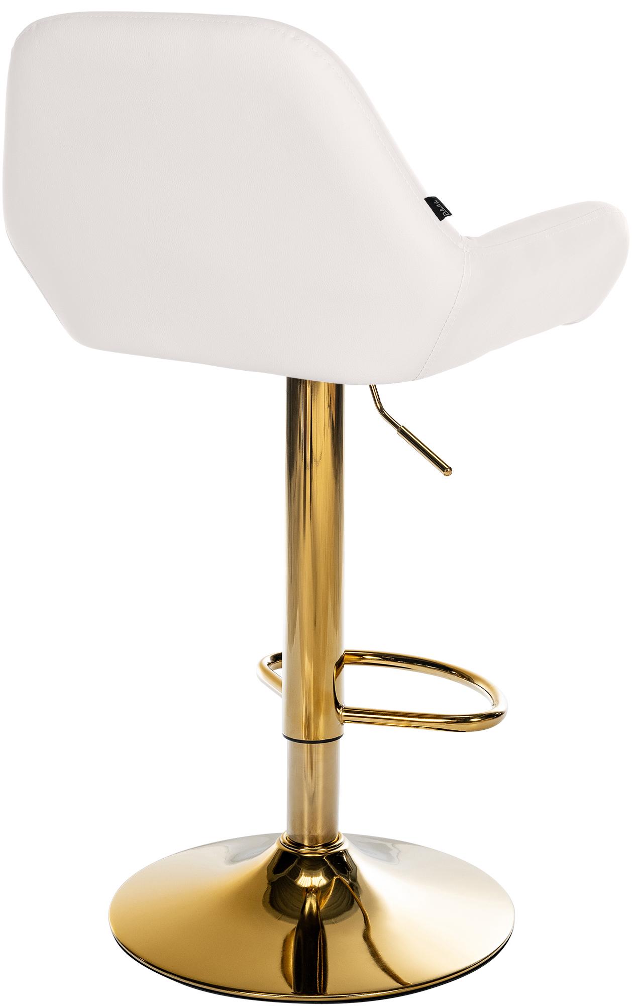 2er Set Barhocker Braga Gold Kunstleder