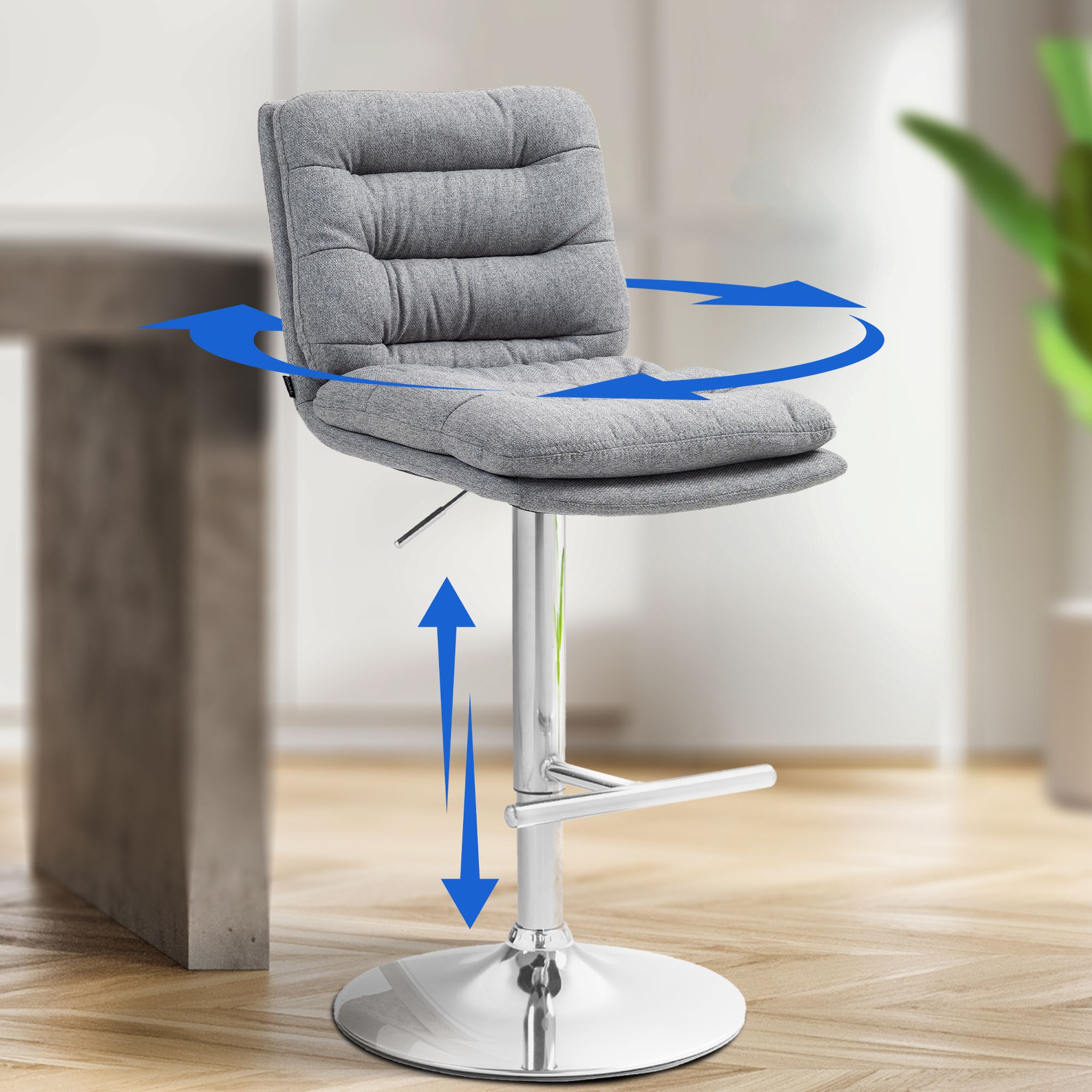 Barhocker Damar Stoff