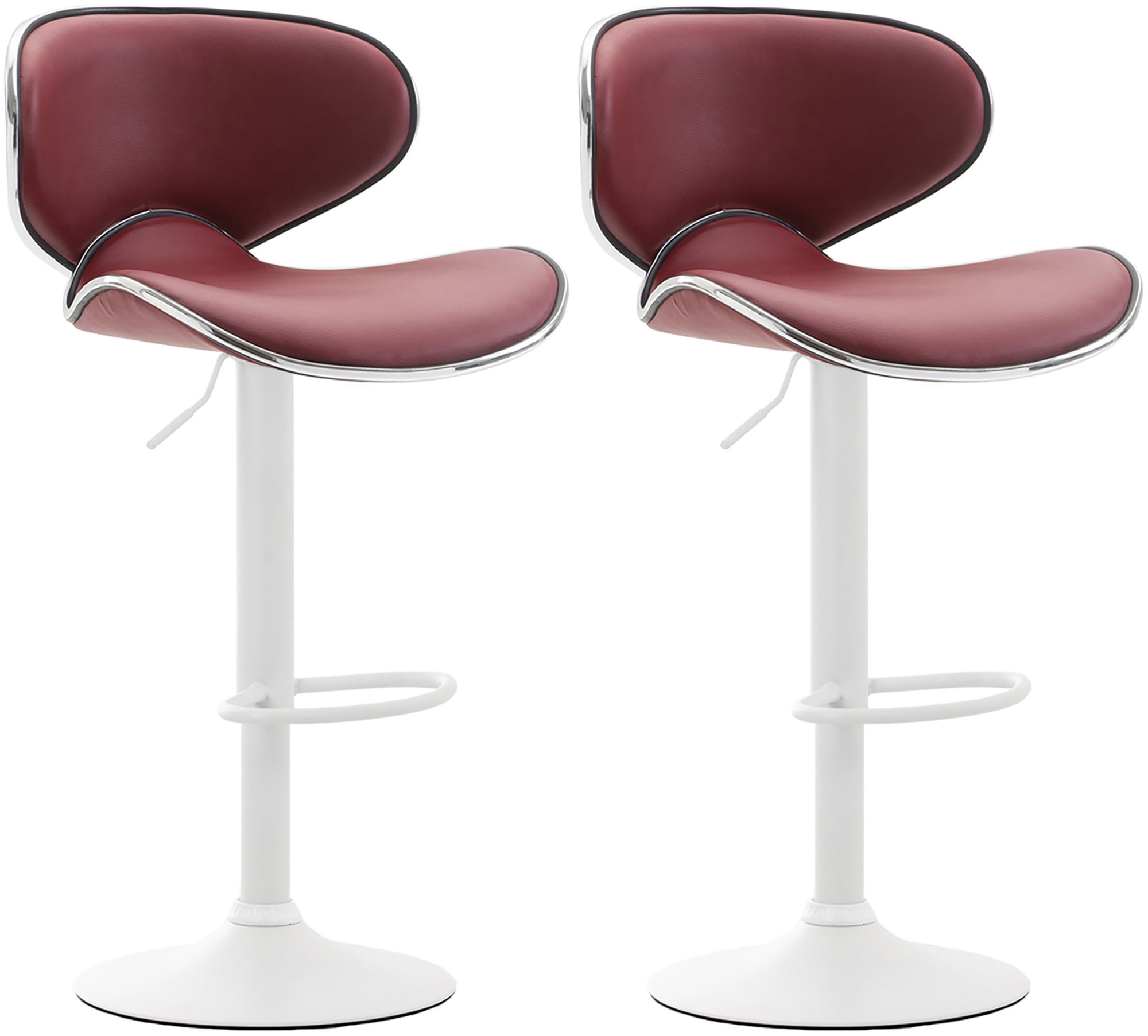 2er Set Barhocker Las Vegas Kunstleder