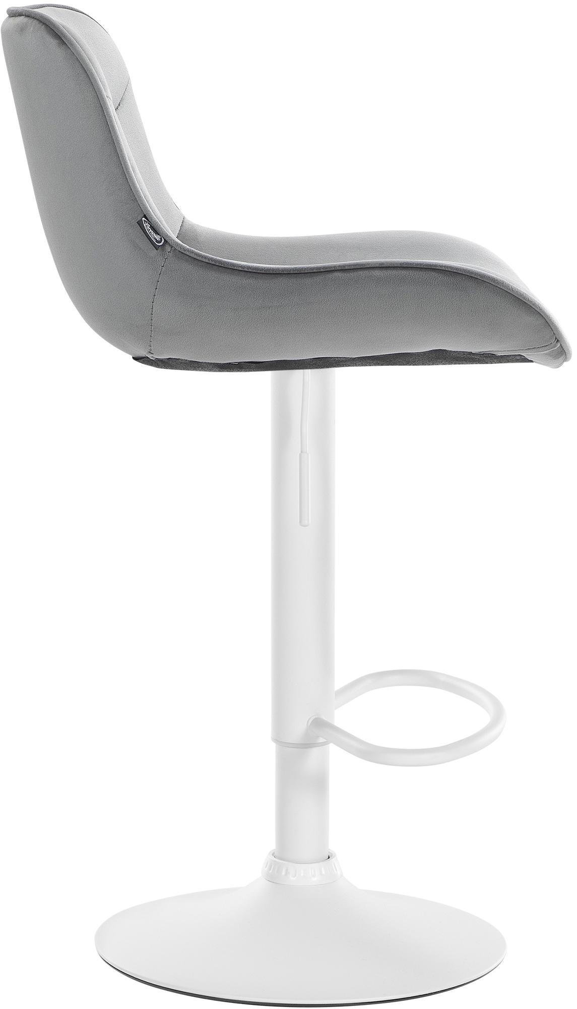 2er Set Barhocker Vonore Samt