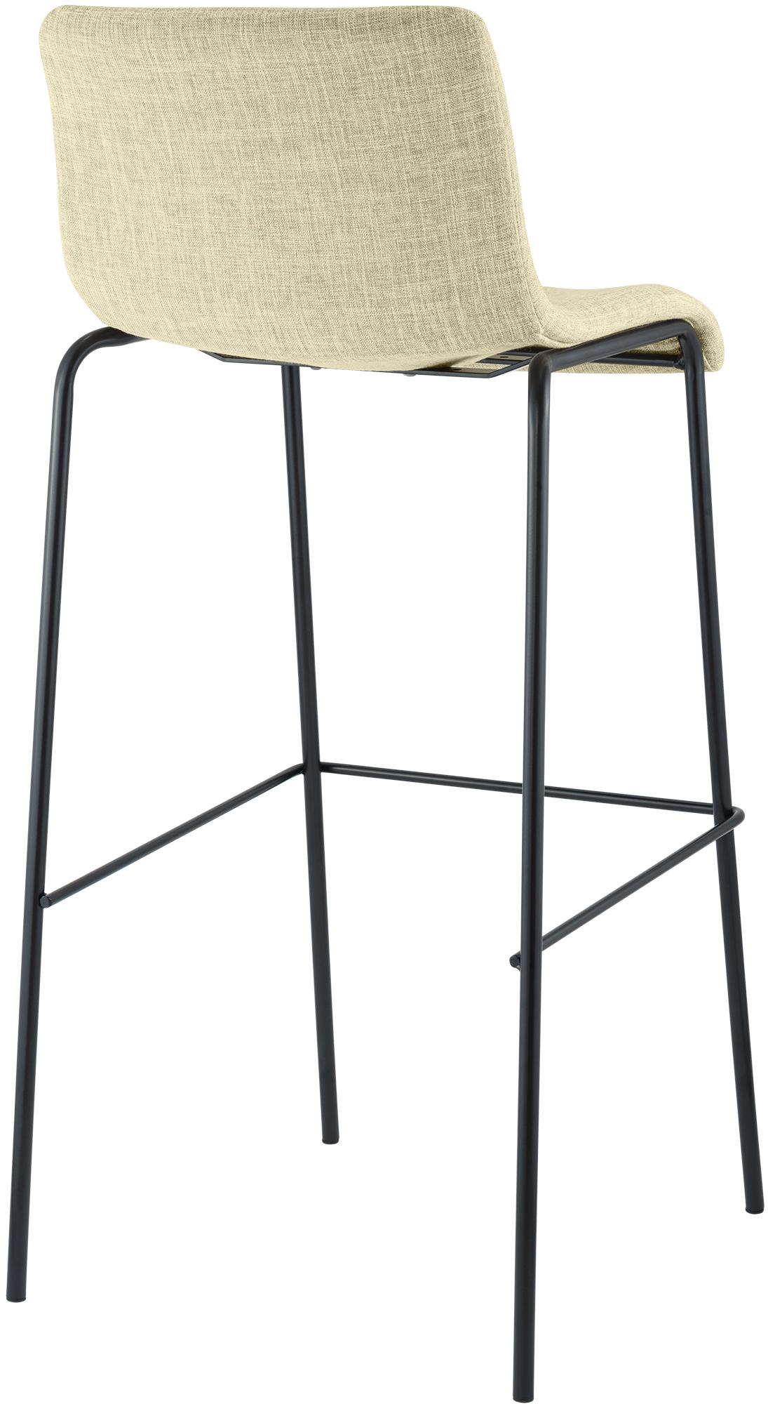 Barhocker Hover Stoff Vierfußgestell