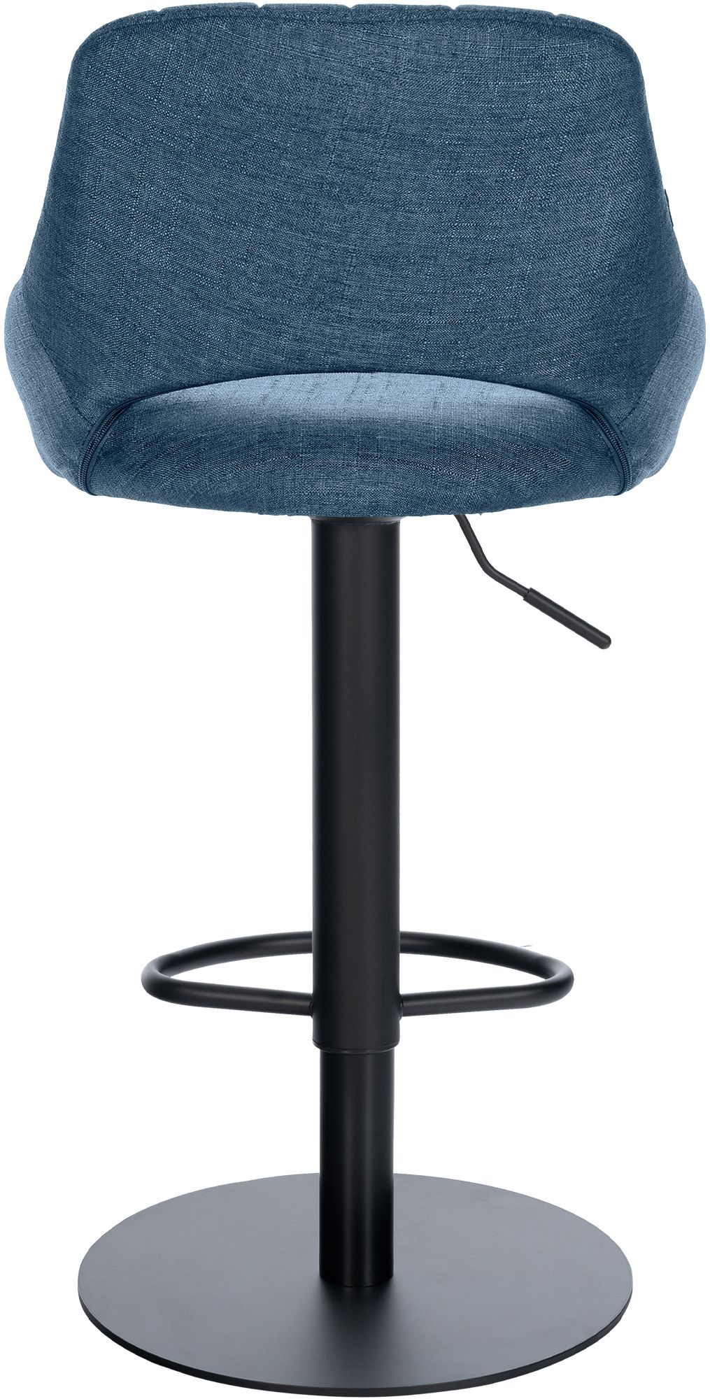 2er Set Barhocker Milet Schwarz mit extra schweren Standfüßen