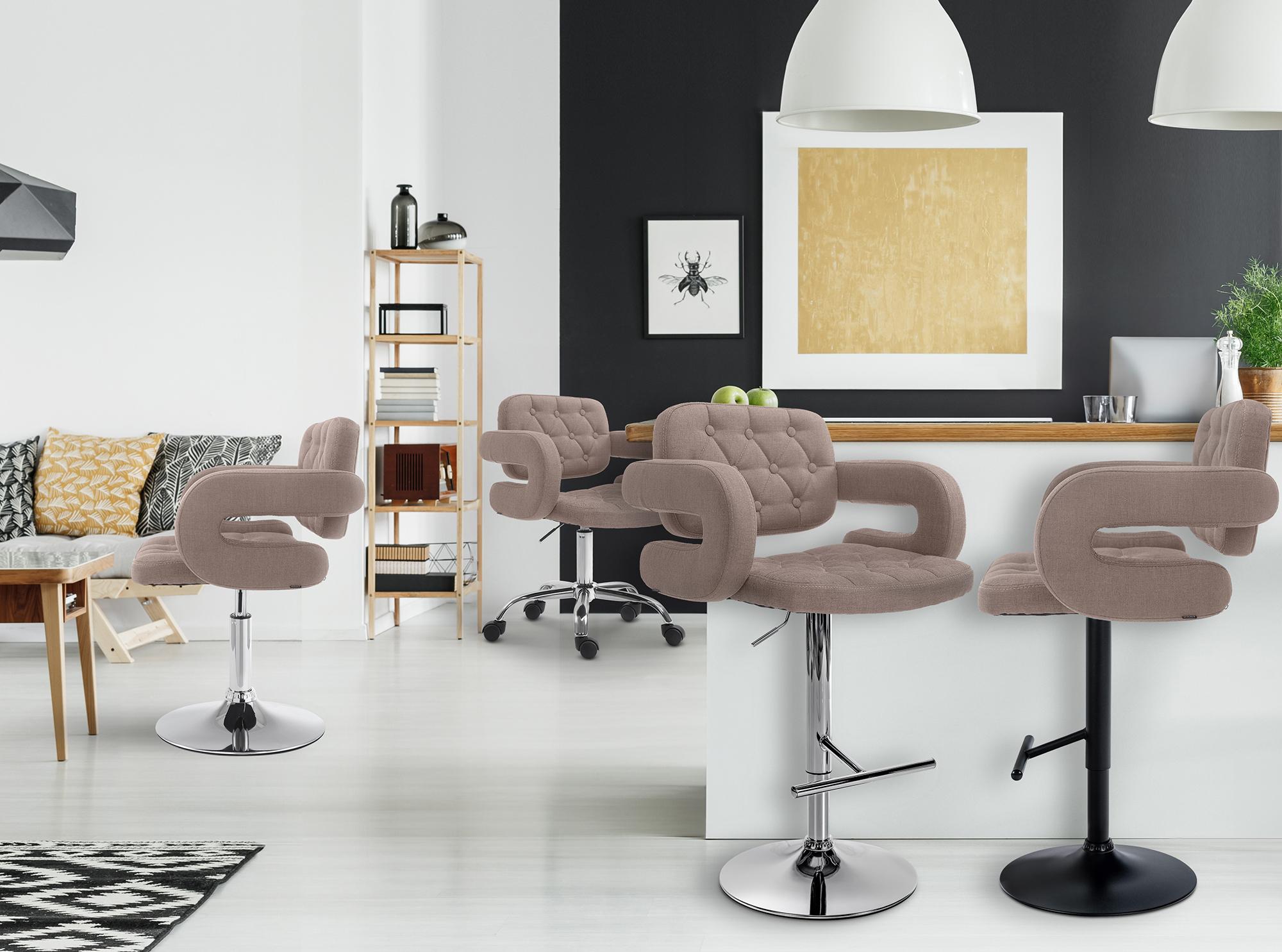 2er Set Barhocker Dublin Stoff