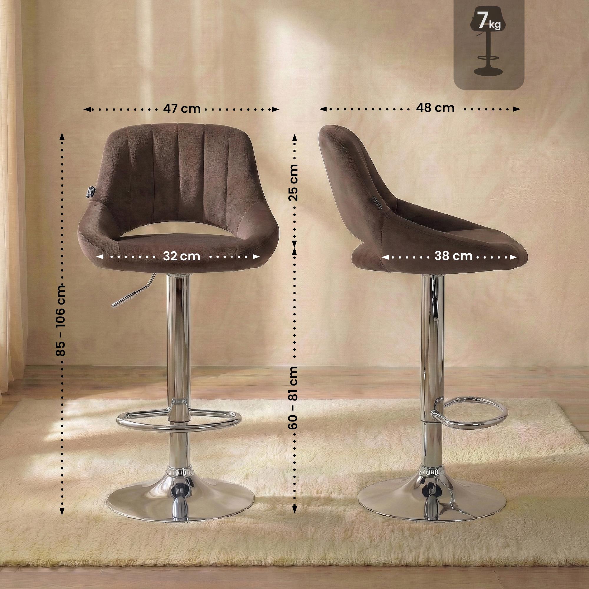 Barhocker Milet Samt