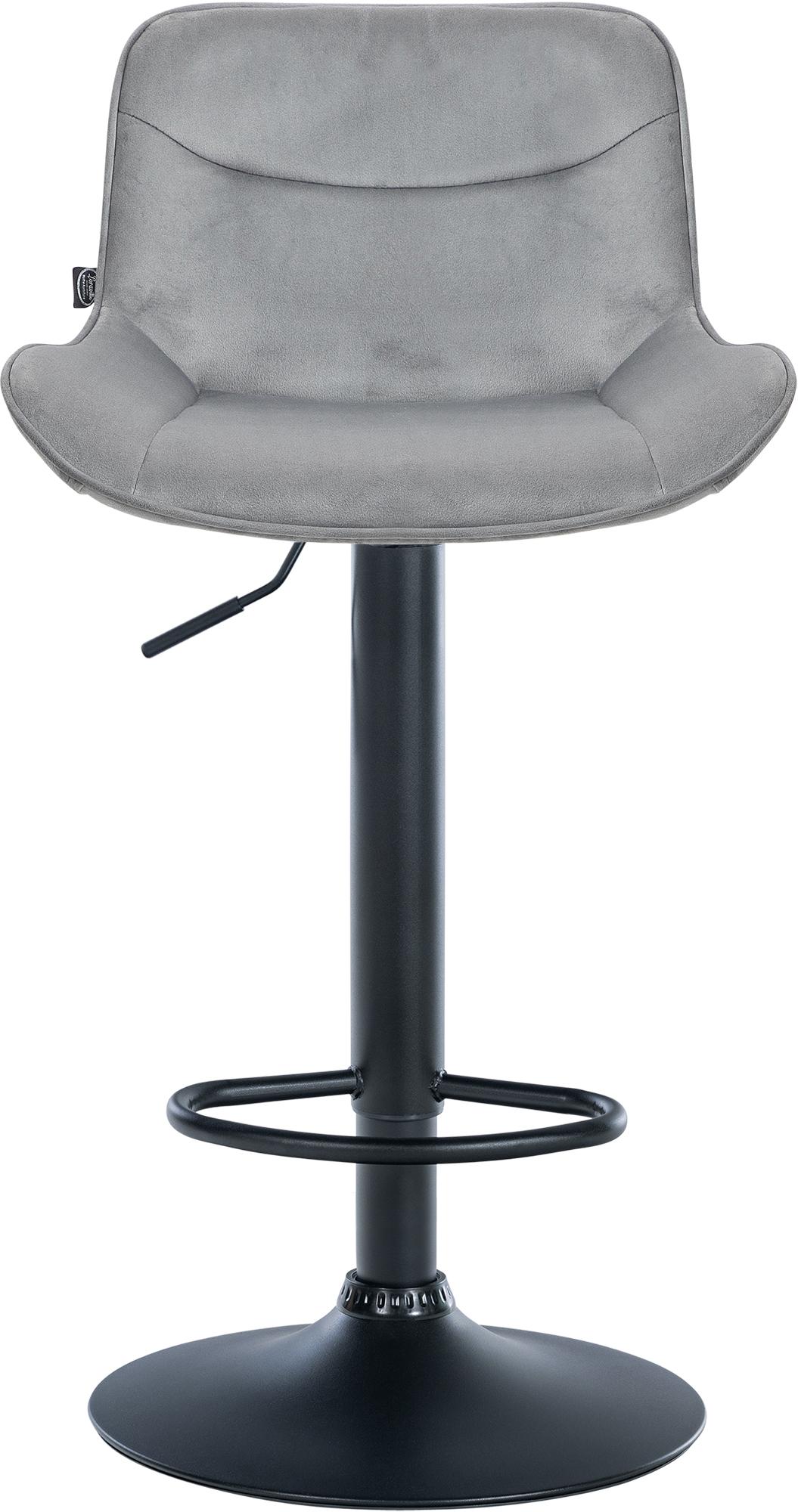 2er Set Barhocker Vonore Samt